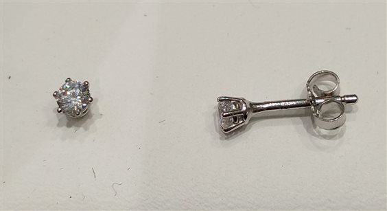 Orecchini Duezeta in Oro bianco OROBPL6GRIFFE2ZM6-2 - OROBPL6GRIFFE2ZM6-2